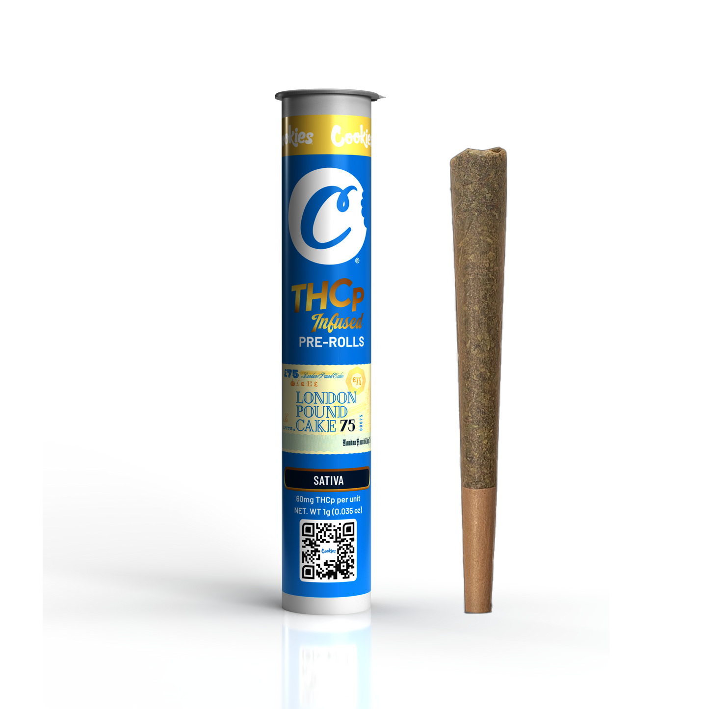 London Pound Cake: THCP Preroll