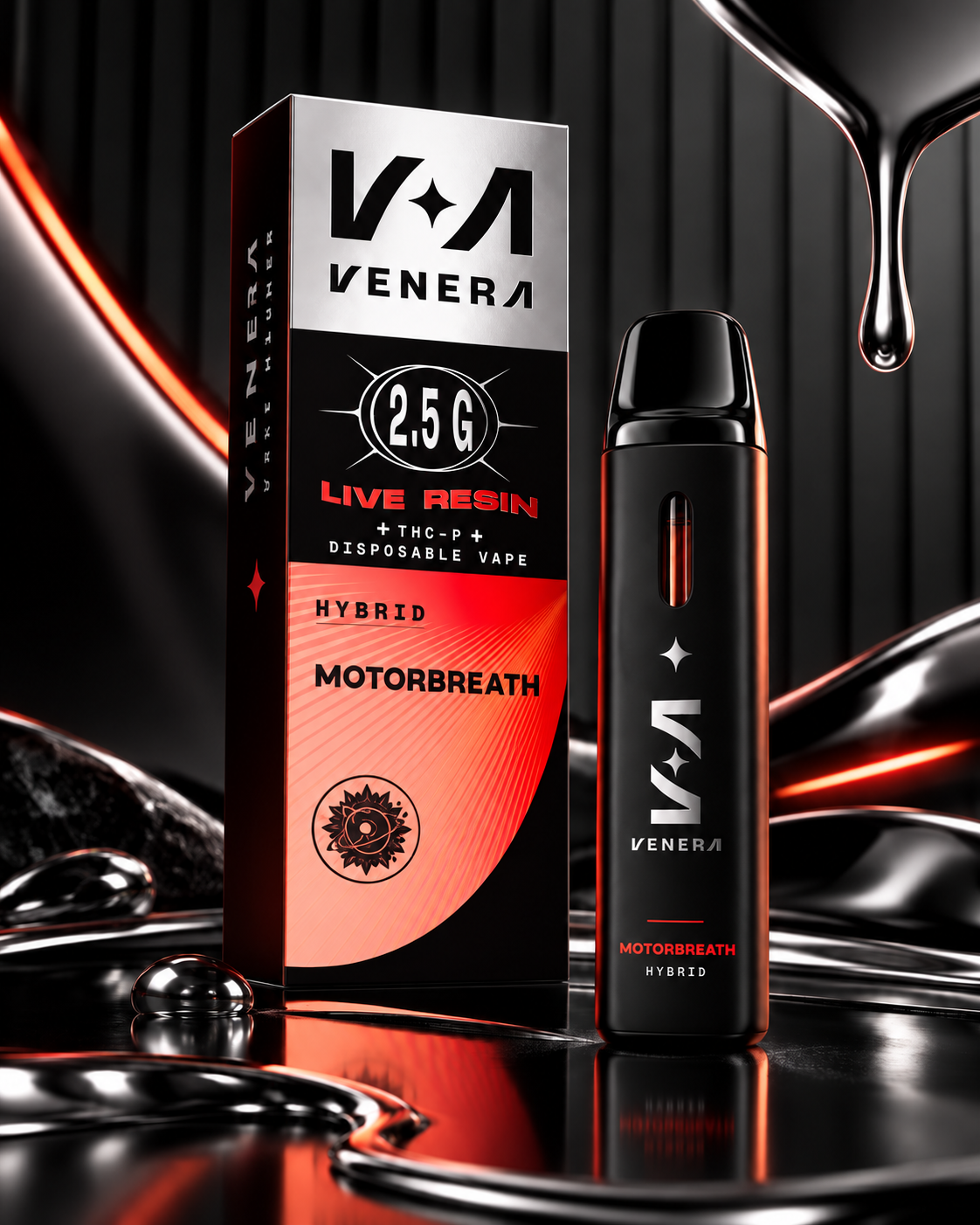 Venera Live Resin Dispo - Motorbreath