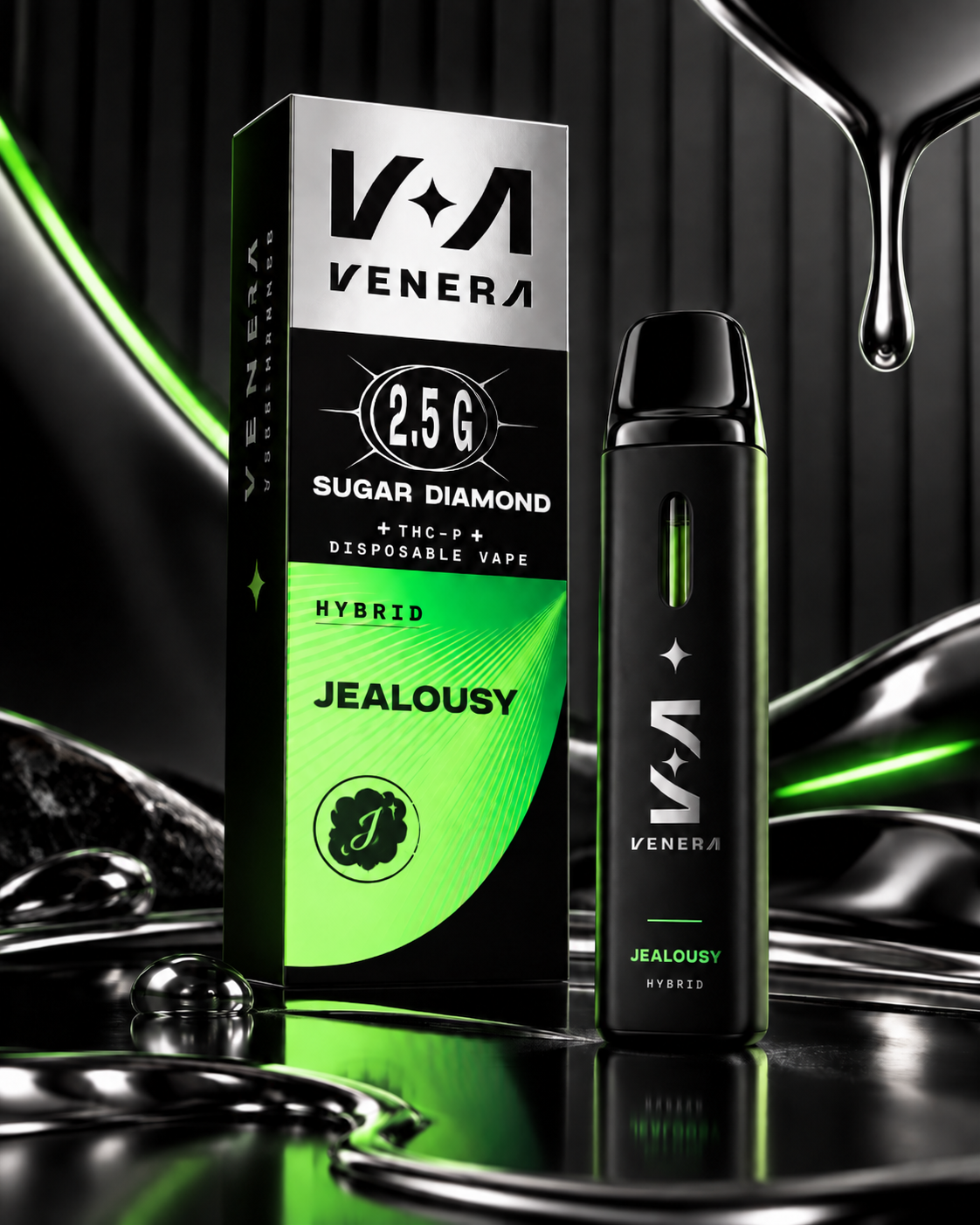 Venera Sugar Diamond Jealousy Hybrid Disposable Vape