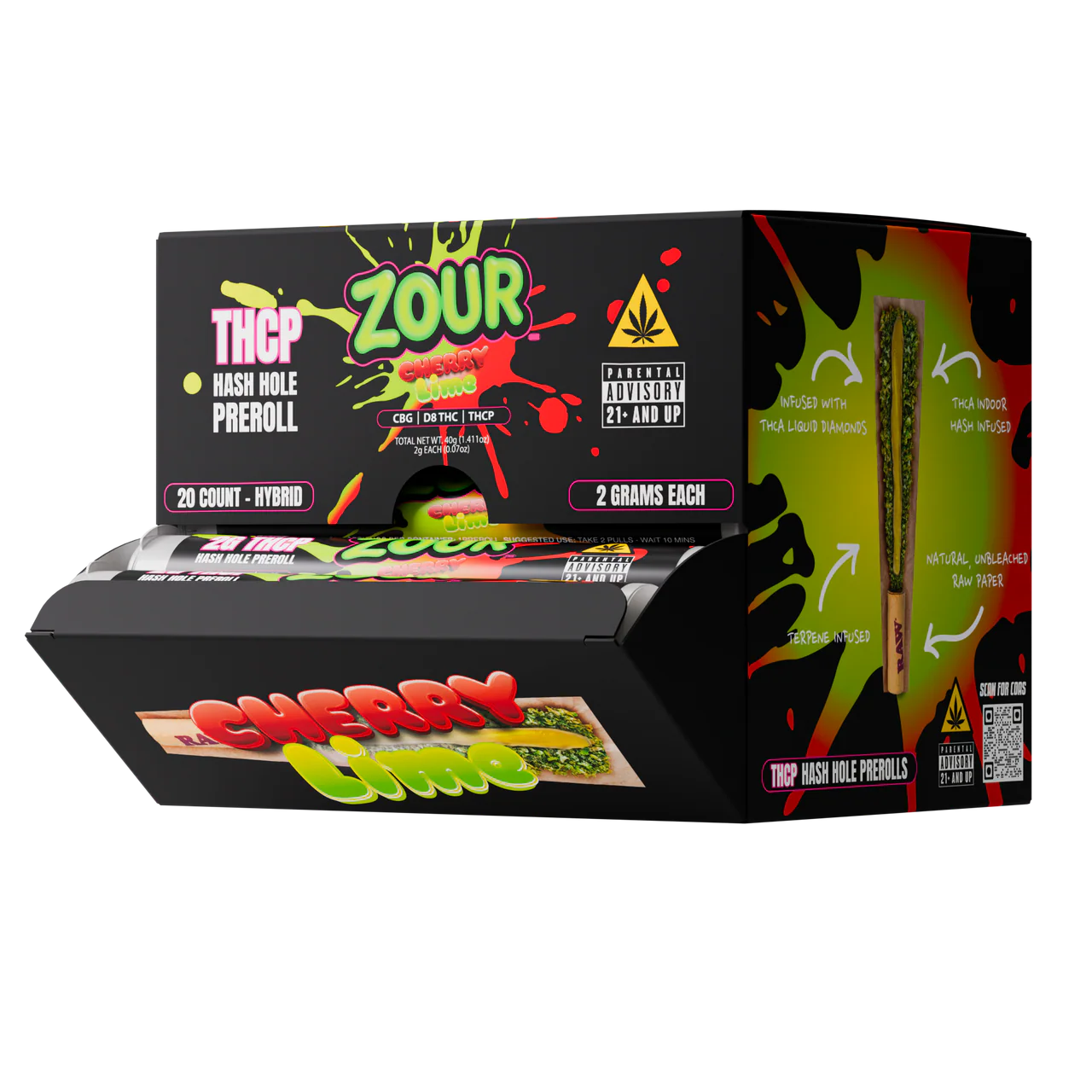 Cherry Lime: 2G Hash Hole (THC-P)