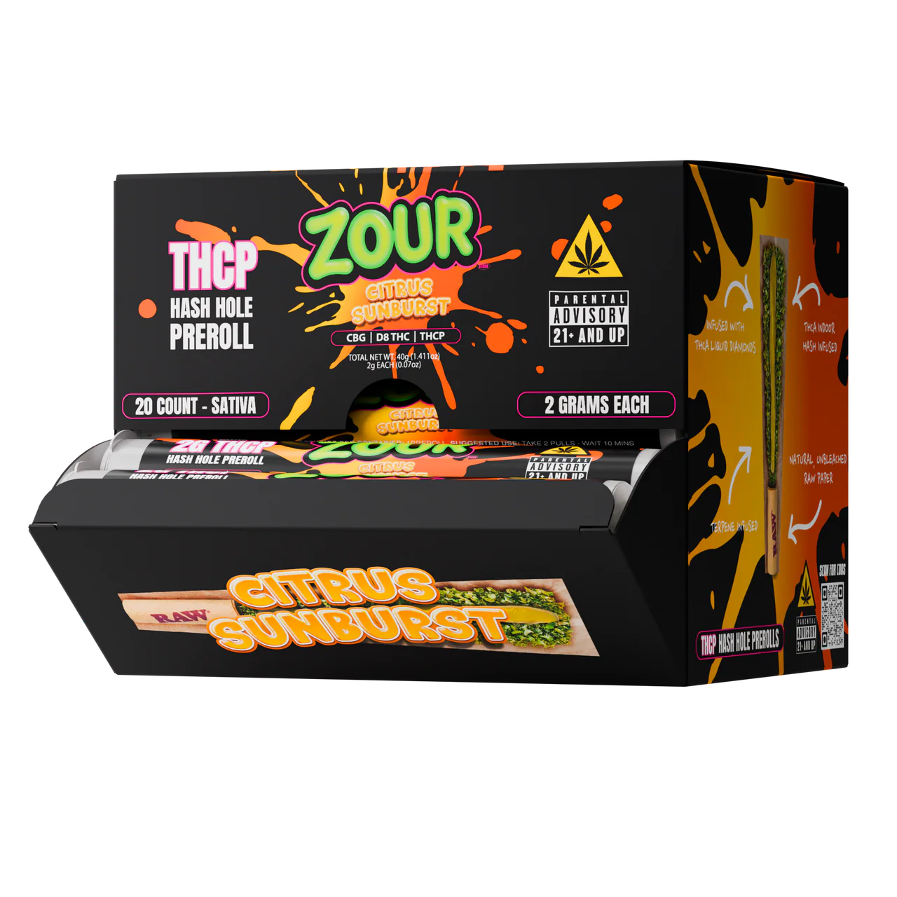 Citrus Sunburst: 2G Hash Hole (THC-P)