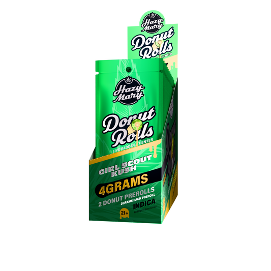 Hazy Mary - Donut Rolls 2PK/4G 10 CT Box - GIRL SCOUT KUSH