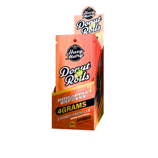Hazy Mary - Donut Rolls 2PK/4G 10 CT Box - PINEAPPLE EXPRESS