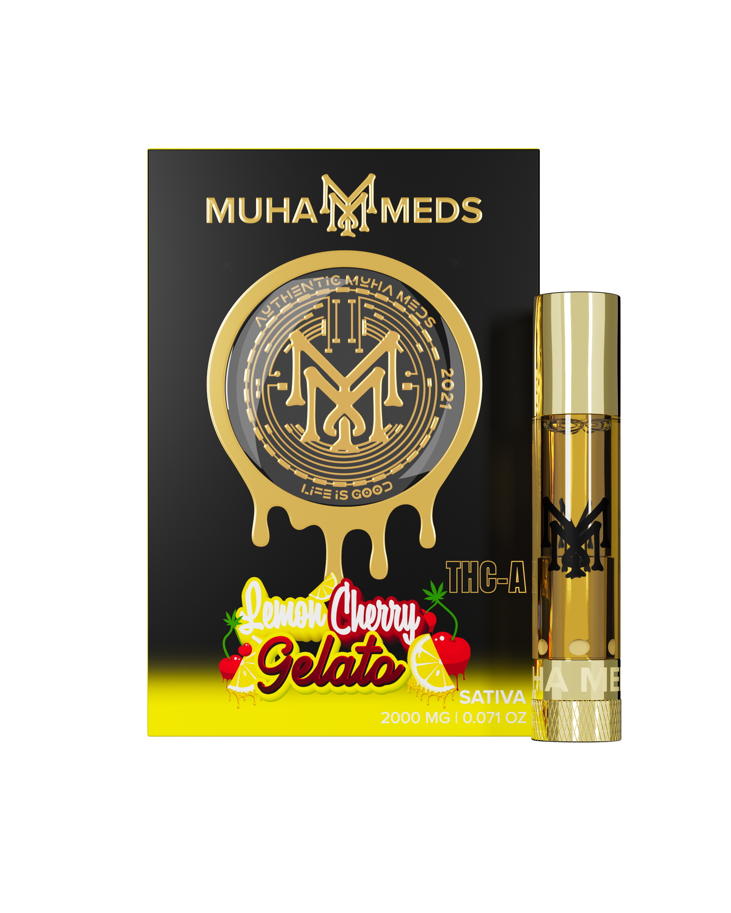 Lemon Cherry Gelato: 2ML Cart