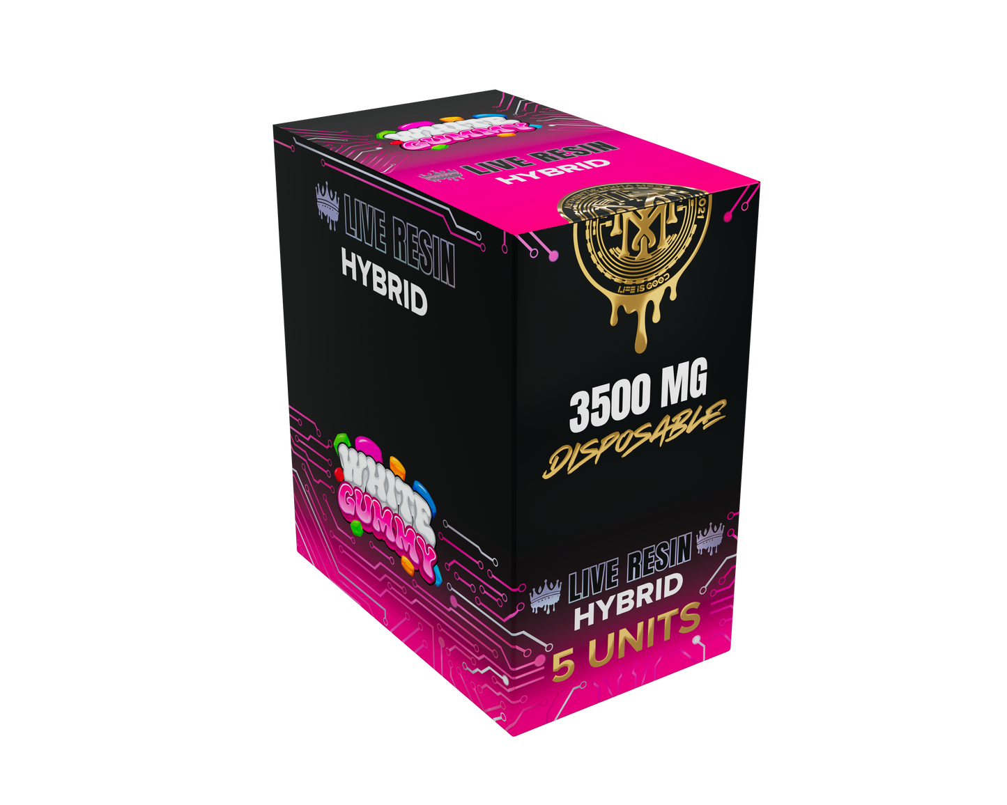 White Gummy: 3.5ML (New Gen)