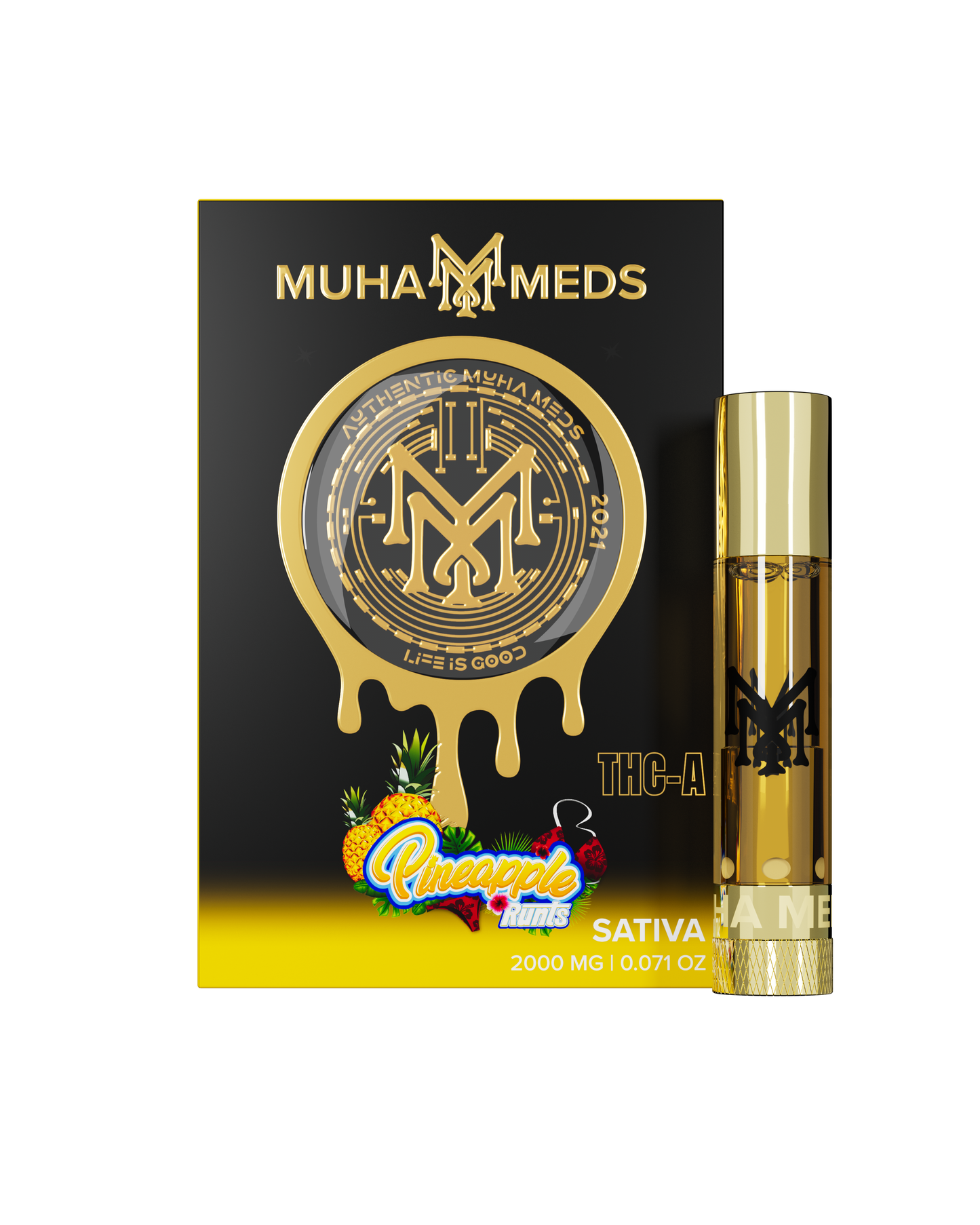 Pineapple Runts: 2ML Cart