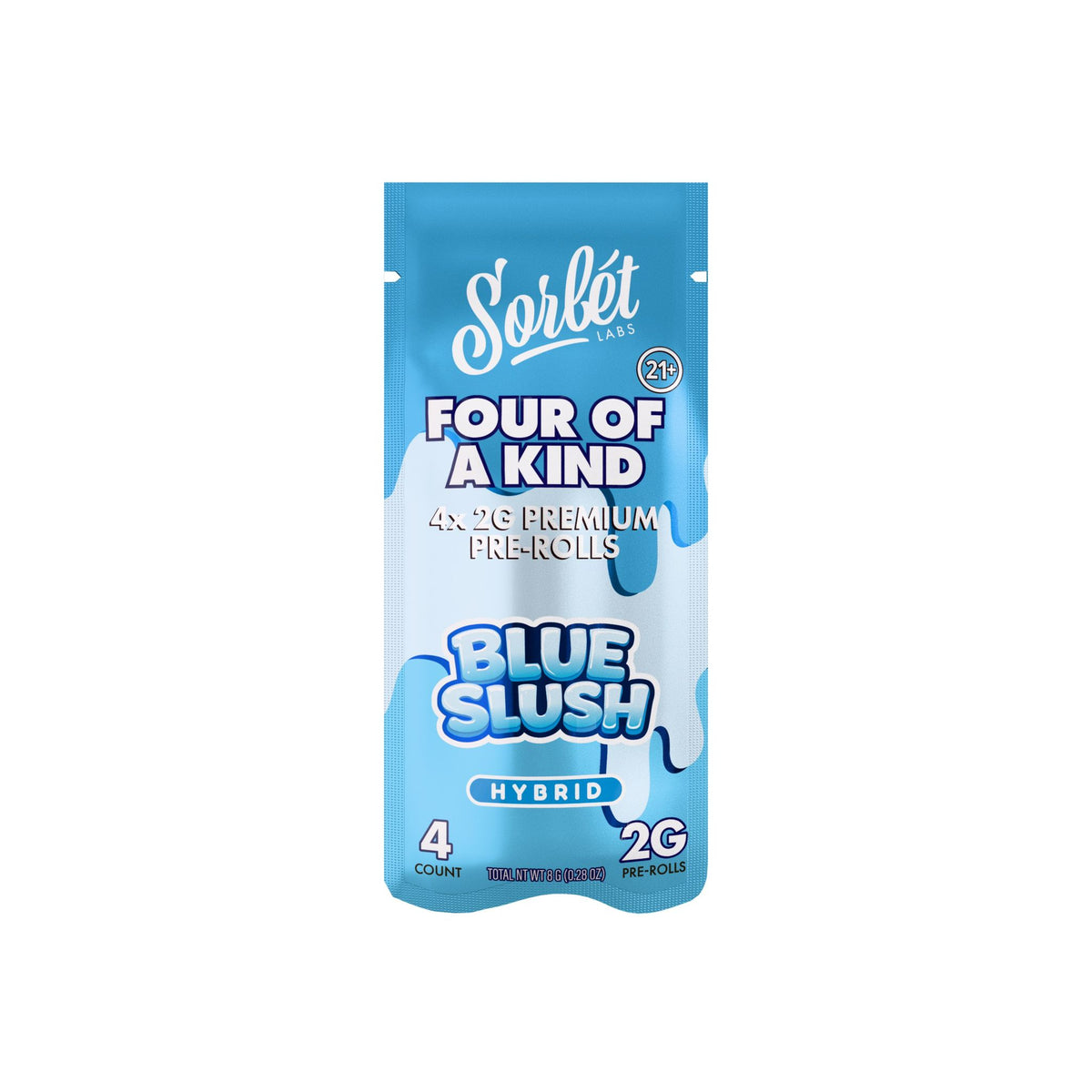 Sorbet 10pk 4ct 2G BLUE SLUSH