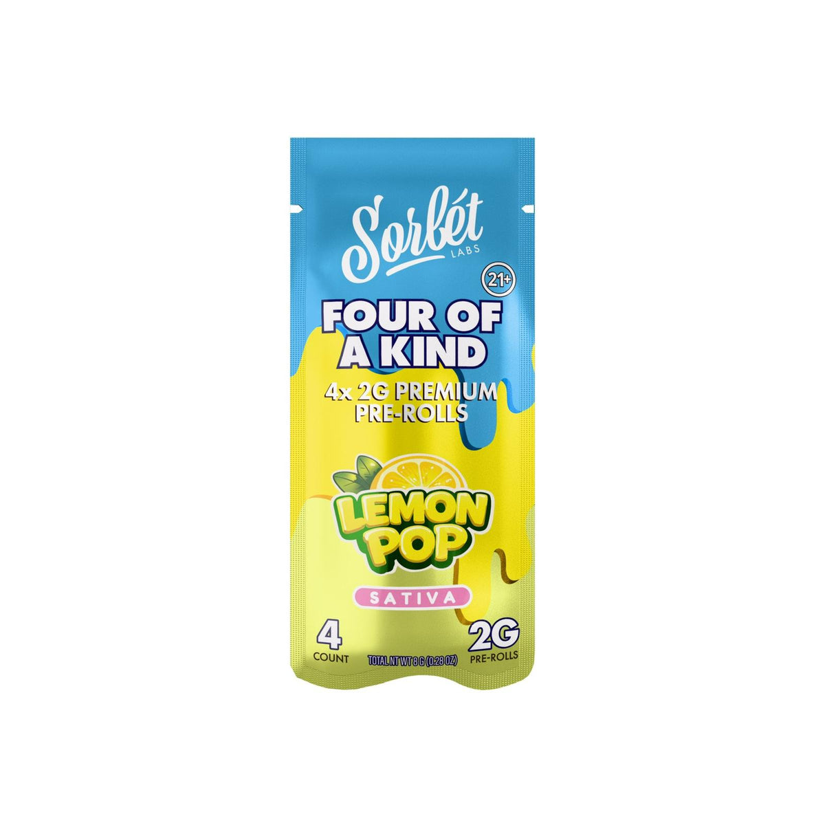 Sorbet 10pk 4ct 2G LEMON POP