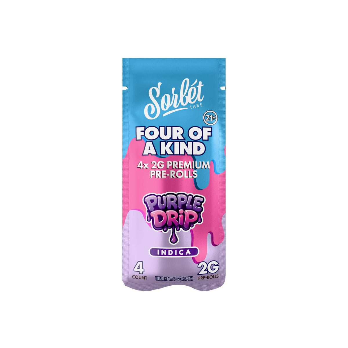 Sorbet 10pk 4ct 2G PURPLE DRIP