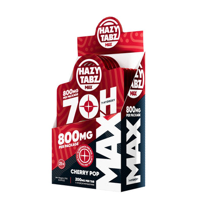 HAZY TABZ- 7OH MAX 4ct 800mg Cherry Pop