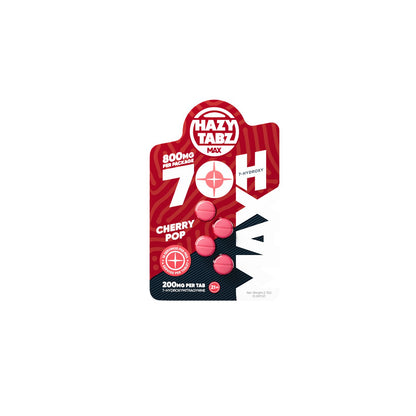 HAZY TABZ- 7OH MAX 4ct 800mg Cherry Pop