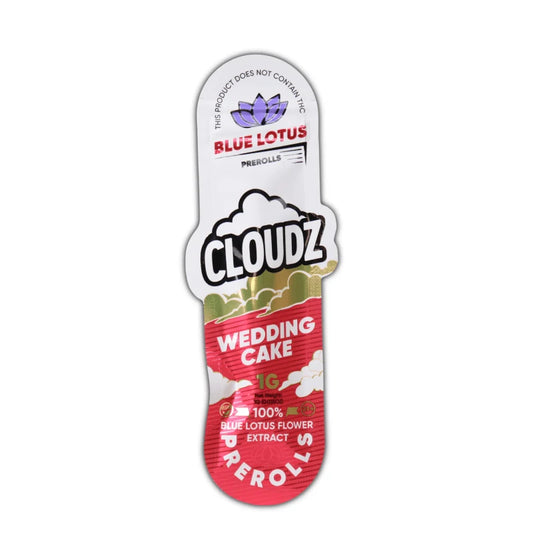 Cloudz Blue Lotus Prerolls Wedding Cake