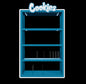 Cookies Shelf Top Display